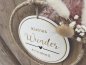 Preview: Holzschild mit Jute-Hoop "Geburt 3" mit individueller Gravur Preview: Holzschild mit Jute-Hoop "Geburt 3" mit individueller Gravur