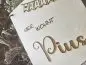 Preview: Holzschild Wimpel "Pius" mit individueller Gravur aus Holz