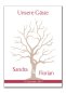 Preview: Wedding Tree Gästebaum auf Leinwand mit Keilrahmen "Sandra und Florian"