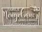 Preview: Familienschild mit individuellen Namen "Familie 3" Preview: Familienschild mit individuellen Namen "Familie 3"