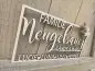 Preview: Familienschild mit individuellen Namen "Familie 3" Preview: Familienschild mit individuellen Namen "Familie 3"