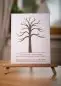 Preview: Wedding Tree Gästebaum auf Leinwand mit Keilrahmen "Benjamin"
