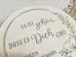 Preview: Blumenstecker Cake Topper "Danke 2" Lasergravur aus Holz