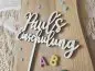 Preview: Cake Topper Schriftzug "Einschulung / Schulkind 4" Lasercut