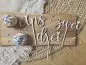 Preview: Cake Topper Schriftzug "Geburtstag 8 Acht" Lasercut aus Holz