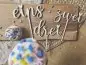 Preview: Cake Topper Schriftzug "Geburtstag 8 Acht" Lasercut aus Holz