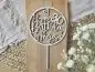 Preview: Cake Topper Schriftzug "Geburtstag Happy Birthday 12" Lasercut