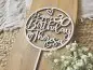 Preview: Cake Topper Schriftzug "Geburtstag Happy Birthday 12" Lasercut