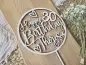 Preview: Cake Topper Schriftzug "Geburtstag Happy Birthday 12" Lasercut