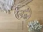 Preview: Cake Topper Schriftzug "Hochzeit 3" Lasercut