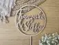 Preview: Cake Topper Schriftzug "Hochzeit 3" Lasercut