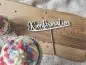 Preview: Cake Topper Schriftzug "Konfirmation 1" Lasercut aus Holz