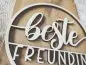 Preview: Cake Topper Schriftzug "Beste Freundin 1" Lasercut