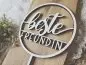 Preview: Cake Topper Schriftzug "Beste Freundin 1" Lasercut