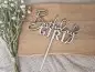 Preview: Cake Topper Schriftzug "Geburtstag Birthday Girl 15"