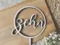 Preview: Cake Topper Schriftzug "Geburtstag Happy Birthday 14"