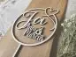 Preview: Cake Topper Schriftzug "Hochzeit 4" Lasercut