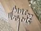 Preview: Cake Topper Schriftzug "Hochzeit 5" Lasercut