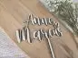 Preview: Cake Topper Schriftzug "Hochzeit 5" Lasercut