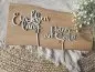 Preview: Cake Topper Schriftzug "Hochzeit 6" SET Lasercut