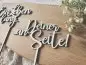 Preview: Cake Topper Schriftzug "Hochzeit 6" SET Lasercut