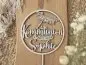 Preview: Cake Topper Schriftzug "Kommunion 2" Lasercut aus Holz