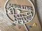 Preview: Cake Topper Schriftzug "Einschulung / Schulkind 6" Lasercut mit Gravur