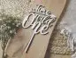 Preview: Cake Topper Schriftzug "Geburtstag Wild One 17"