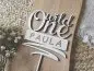 Preview: Cake Topper Schriftzug "Geburtstag Wild One 18"