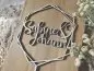 Preview: Cake Topper Schriftzug "Hochzeit 2" Lasercut aus Holz