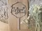 Preview: Cake Topper Schriftzug "Hochzeit 2" Lasercut aus Holz