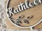 Preview: Cake Topper Schriftzug "Konfirmation 3" Lasercut aus Holz