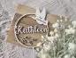 Preview: Cake Topper Schriftzug "Konfirmation 3" Lasercut aus Holz