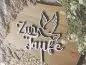 Preview: Cake Topper Schriftzug "Taufe 2" Lasercut aus Holz