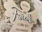 Preview: Engel Taufe mit individueller Lasergravur und Schriftzug "Frieda"