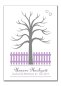 Preview: Gaestebaum Wedding Tree Konfirmation Hochzeit Isabell Matthias lila