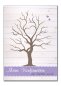 Preview: Gaestebaum Wedding Tree Konfirmation Hochzeit Simone lila