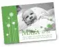 Preview: Geburtskarte Babykarte DIN A6 A5 quer Mara gruen
