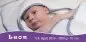 Preview: Geburtskarte Babykarte DIN Lang quer Leon lila