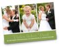 Preview: Hochzeit Danksagungskarte DIN A6 A5 hoch Kim Kai gruen