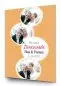 Preview: Hochzeit Danksagungskarte DIN A6 A5 hoch Nina Torsten gelb
