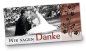 Preview: Hochzeit Danksagungskarte DIN Lang quer Jan Ina rot