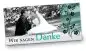 Preview: Hochzeit Danksagungskarte DIN Lang quer Jan Ina tuerkis