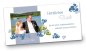 Mobile Preview: Hochzeit Danksagungskarte DIN Lang quer Linda Bill blau