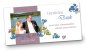 Mobile Preview: Hochzeit Danksagungskarte DIN Lang quer Linda Bill lila
