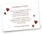 Preview: Hochzeit Einladungskarte DIN A6 A5 Johanna Frank rot