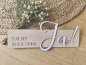Preview: Namensschild Schriftzug Lasercut "Zur Hochzeit 2" mit Brautpaar Namen