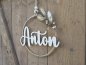 Preview: Namensschild "Anton" aus Holz mit Jute-Hoop und Trockenblumen Preview: Namensschild "Anton" aus Holz mit Jute-Hoop und Trockenblumen