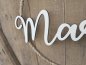 Preview: Namensschild "Marie" aus Holz mit Jute-Hoop und Trockenblumen Preview: Namensschild "Marie" aus Holz mit Jute-Hoop und Trockenblumen