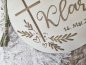 Preview: Holzschild "Konfirmation Klara" mit individueller Gravur aus Holz